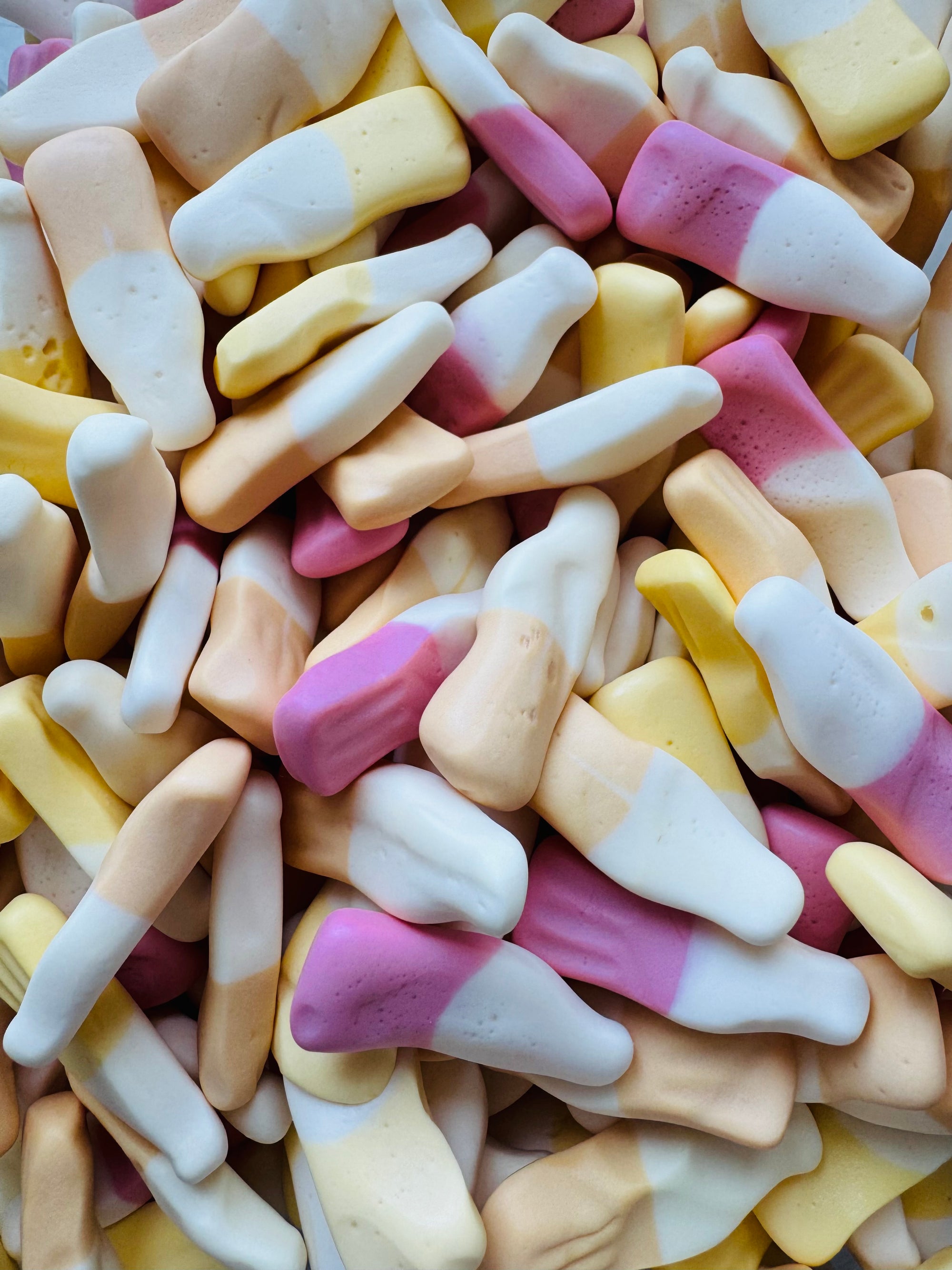 Mélange de bouteilles de milkshake
