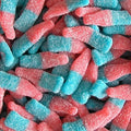 Bouteilles de gomme balloune acidulées