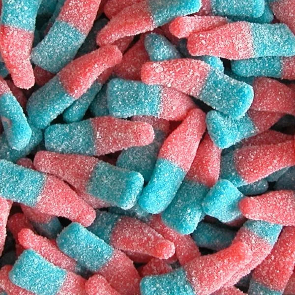Bouteilles de gomme balloune acidulées