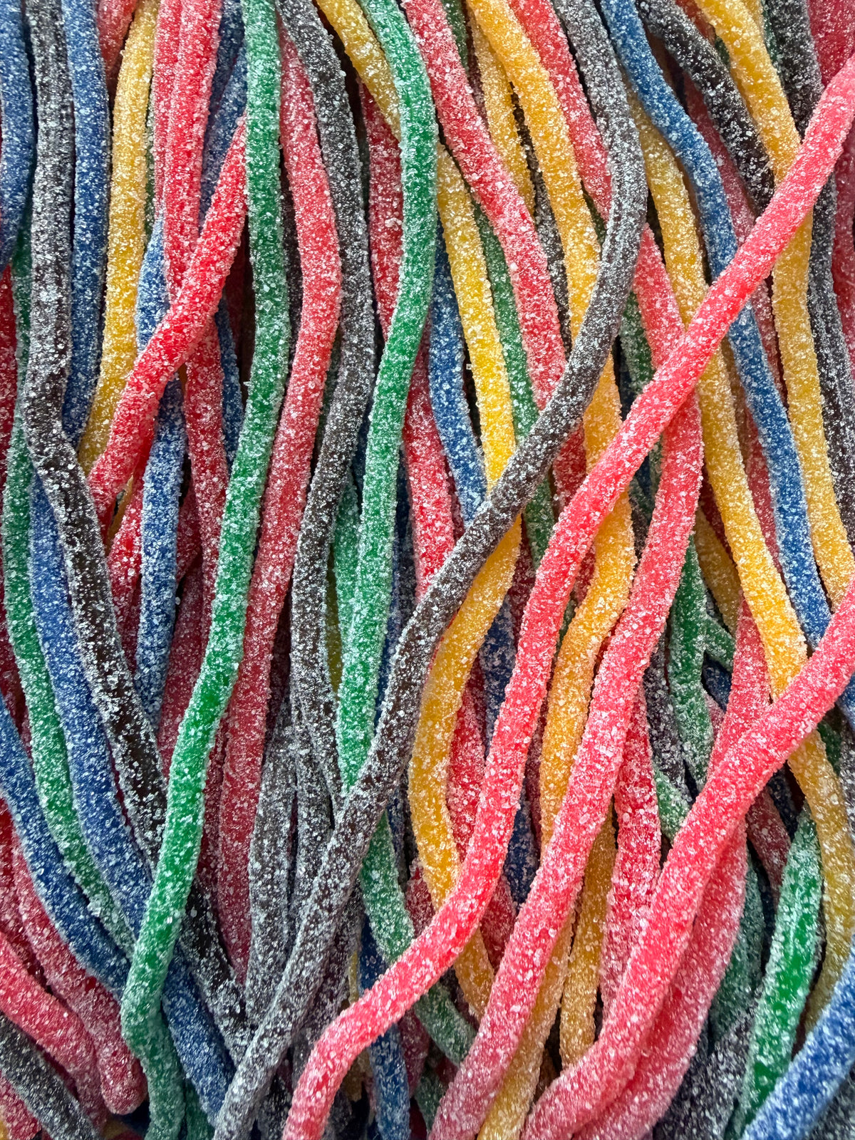 Multicolored Sour Spaghetti