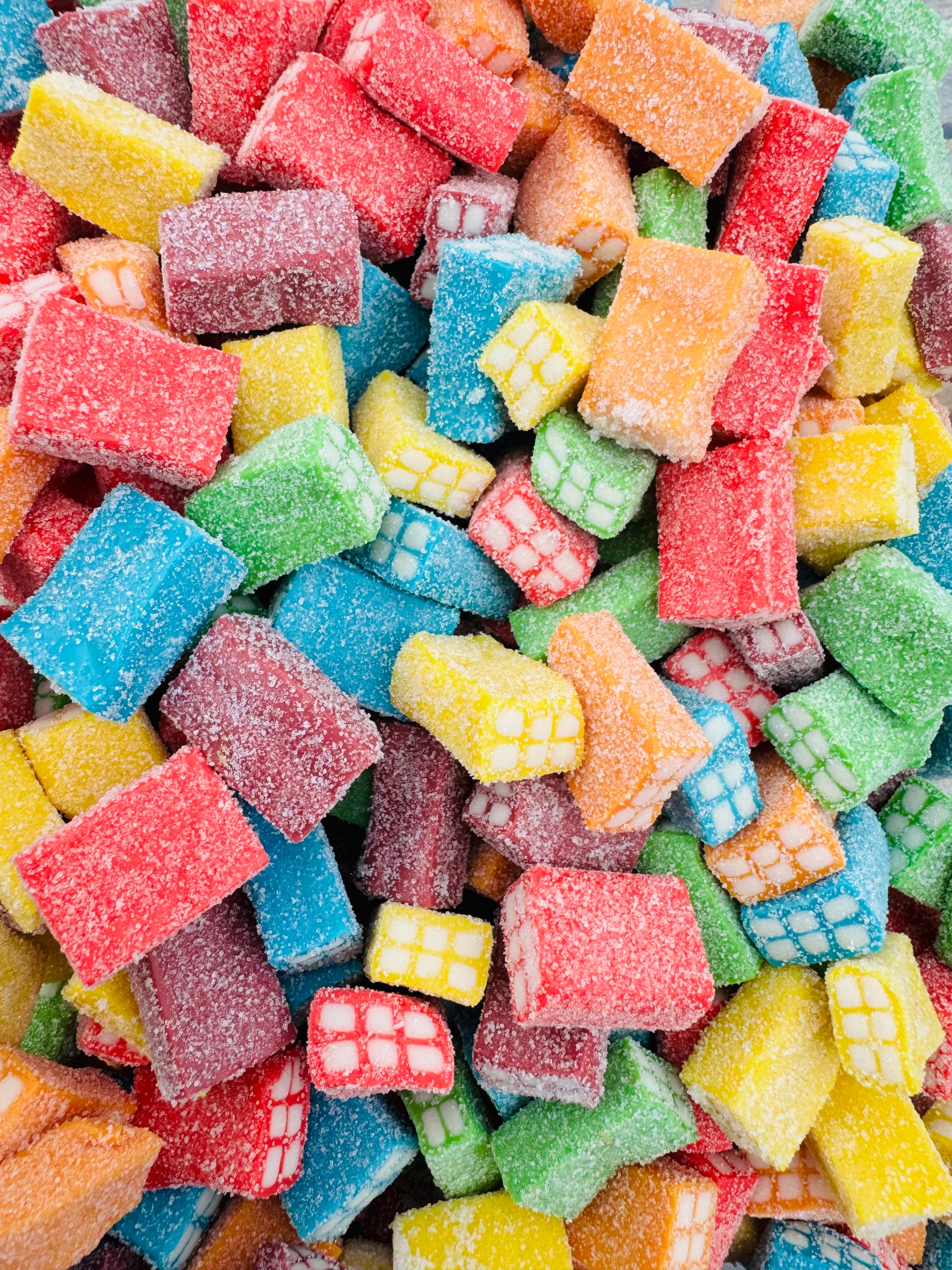 Multicolor Sour Brick Bites