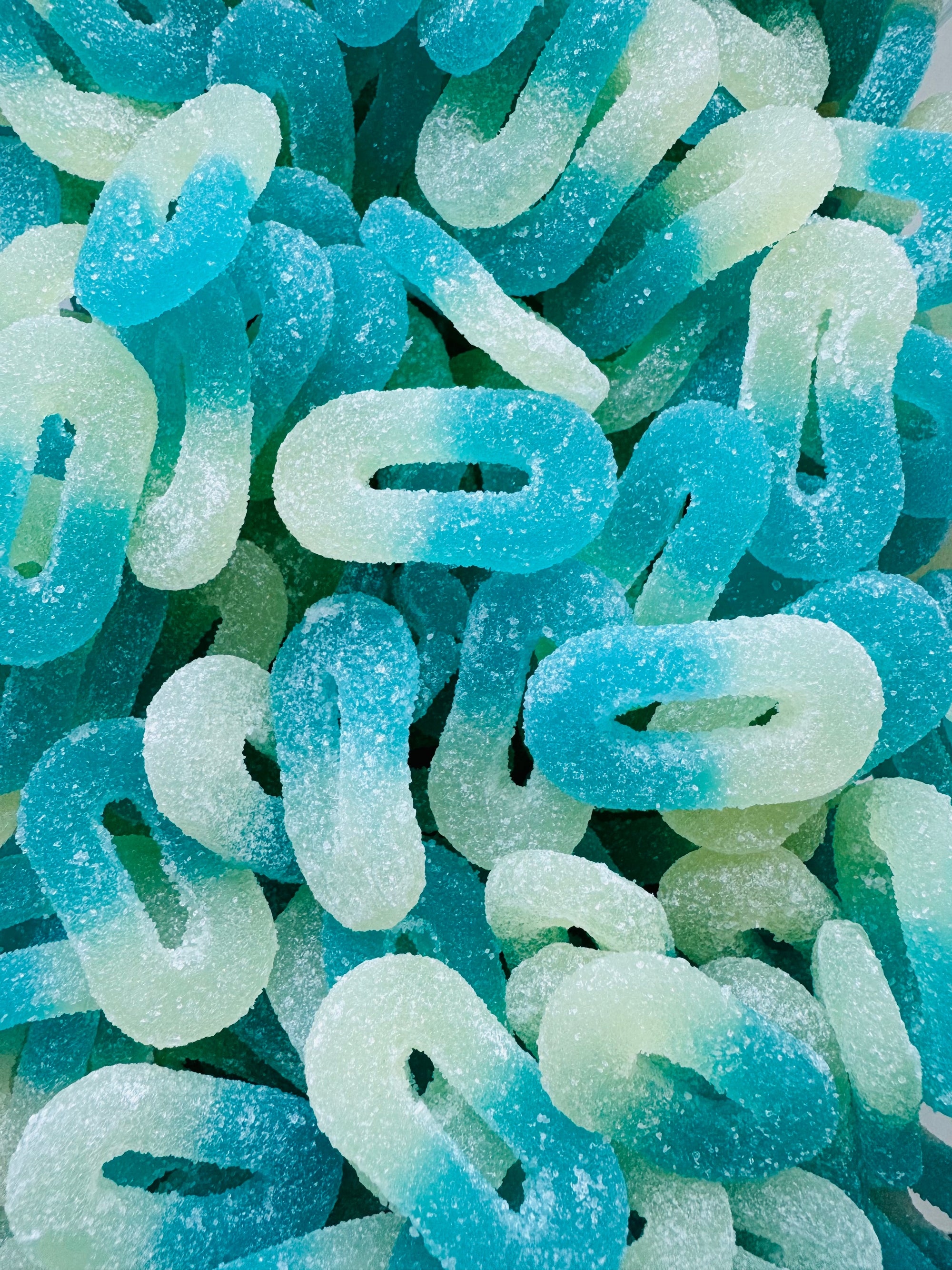 Vegan Blue Raspberry Rings
