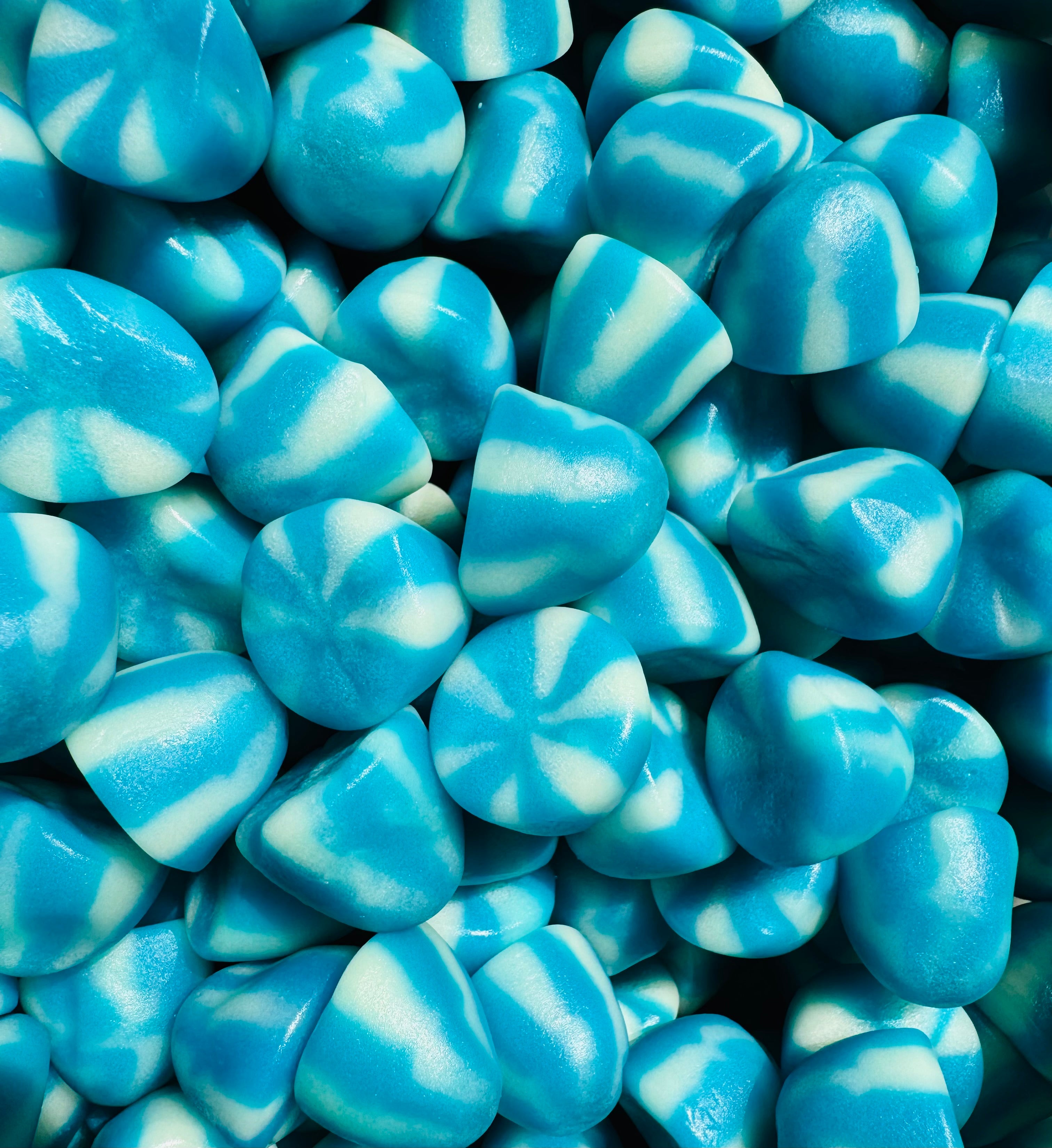 Spirales crème framboise bleu