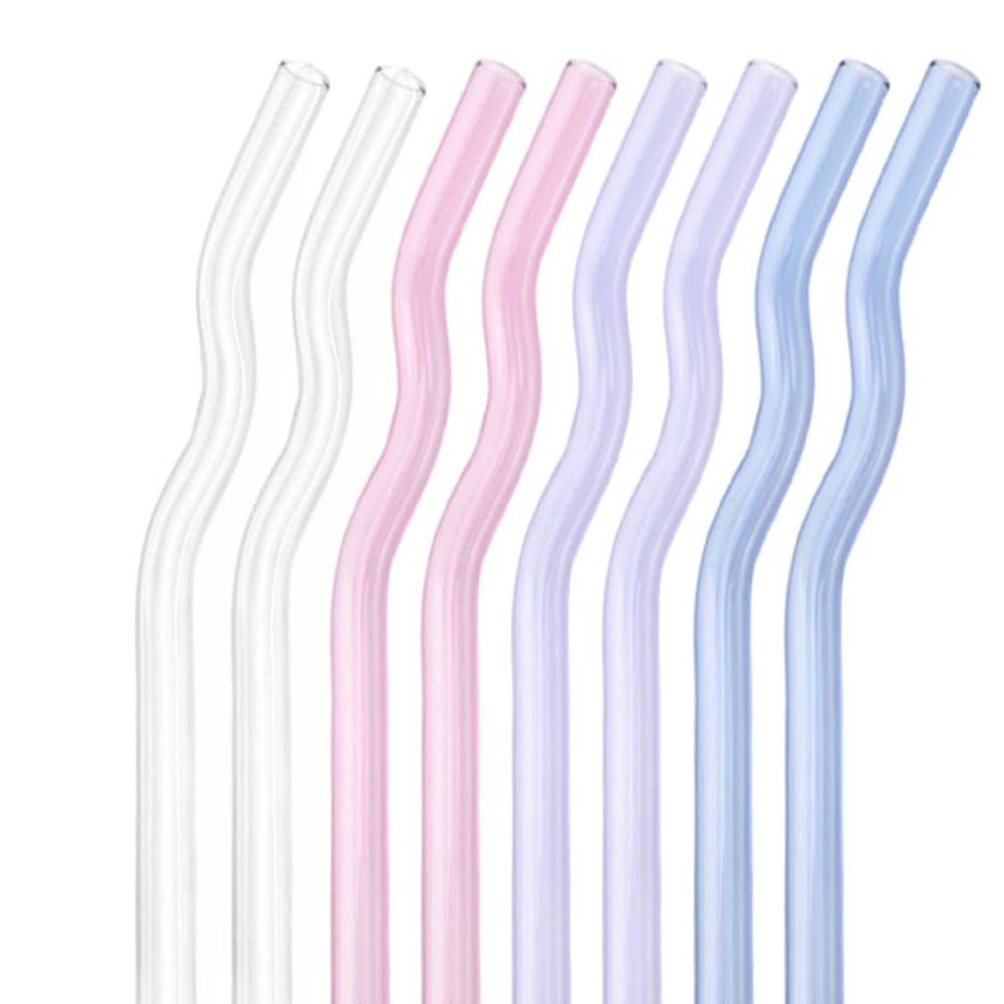 Wavy Glass Straw