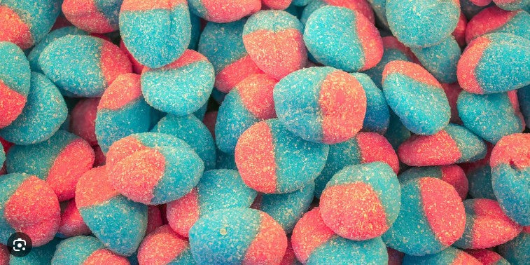 Blue Raspberry Slices